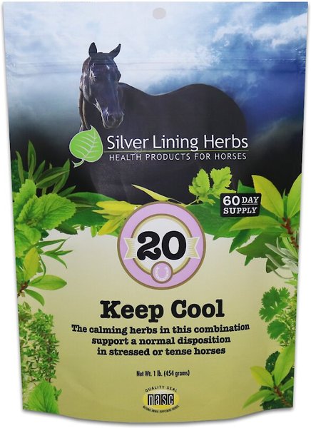 Silver Lining Herbs Keep Cool Calming Powder Horse Supplement, 1-lb bag slide 1 of 2