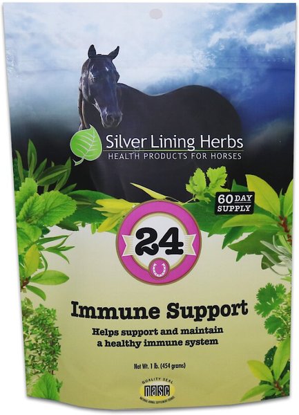 Silver Lining Herbs Immune Support Powder Horse Supplement, 1-lb bag slide 1 of 2