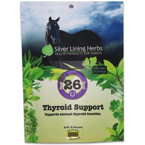 Silver Lining Herbs Thyroid Support Powder Horse Supplement, 1-lb bag