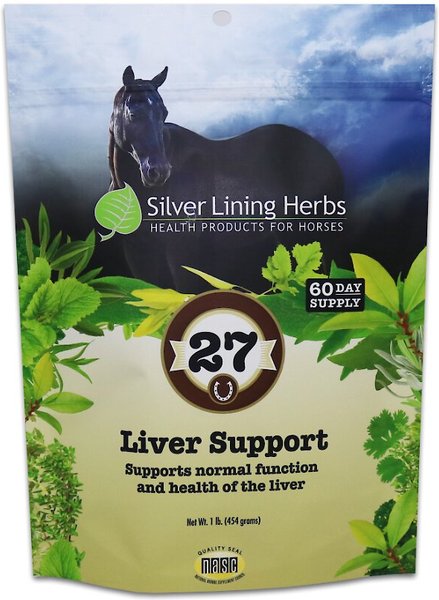 Silver Lining Herbs Liver Support Powder Horse Supplement, 1-lb bag slide 1 of 2