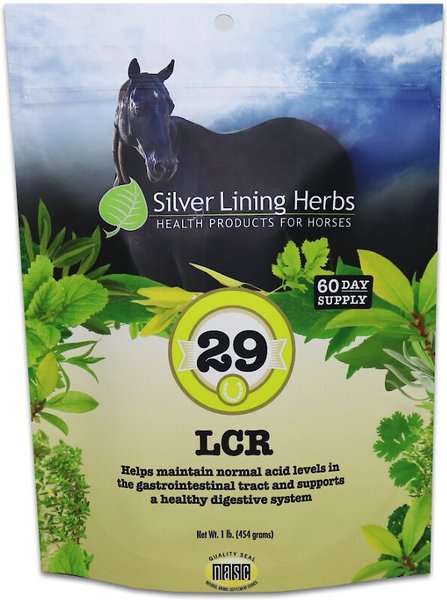 Silver Lining Herbs LCR Gut Support Digestive Health Powder Horse Supplement, 1-lb bag slide 1 of 2