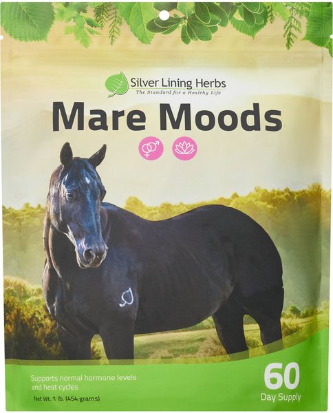 Silver Lining Herbs Mare Moods Powder Horse Supplement, 1-lb bag slide 1 of 2