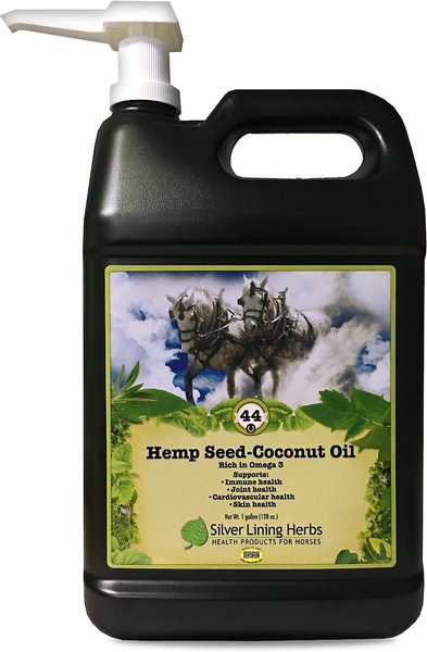 Silver Lining Herbs Hemp Seed-Coconut Oil Heart Care Liquid Horse Supplement, 1-gal slide 1 of 1