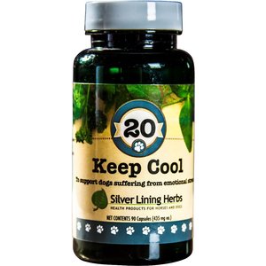 Silver Lining Herbs Keep Cool Calming Aid Dog Supplement, 90 count
