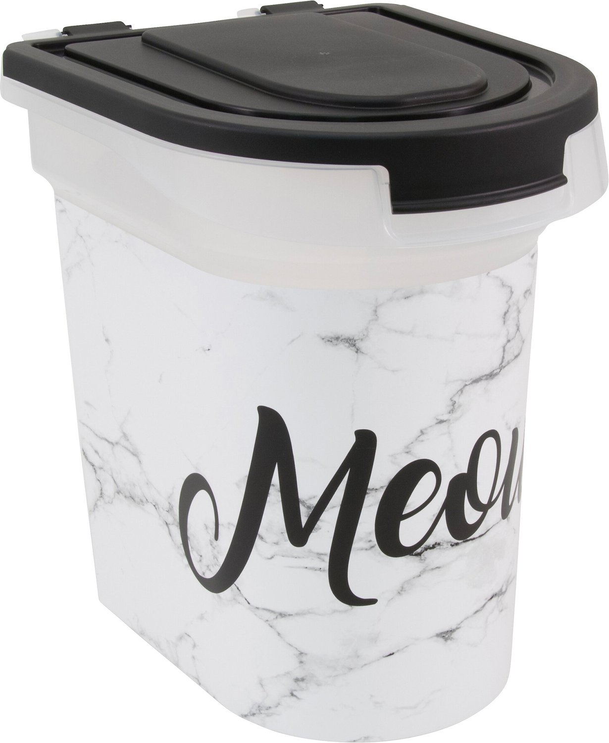 PAW PRINTS Marble Meow Pet Food Storage Container, 15lb