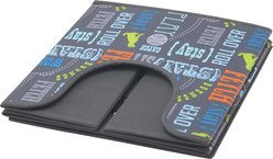 Paw Prints Word Design Collapsible Pet Storage Bin slide 2 of 4