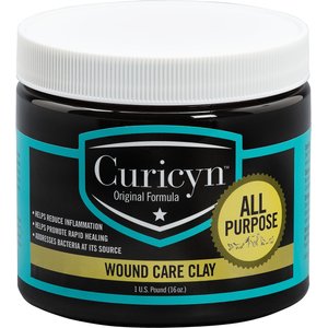 Curicyn All-Purpose Original Formula Horse Wound Care Clay, 16-oz tin