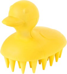 Frisco Rubber Duckie Dog & Cat Curry Brush