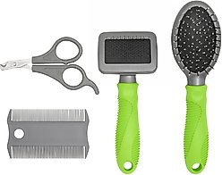 Frisco Beginner Grooming Kit for Dogs and Cats, 4 pack