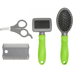 Frisco Beginner Grooming Kit for Dogs & Cats, 4-pack
