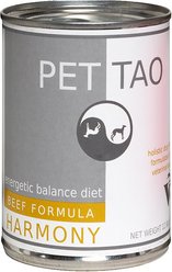 PET TAO Harmony Diets Beef Formula Canned Dog Food, 13-oz, case of 12 slide 1 of 2