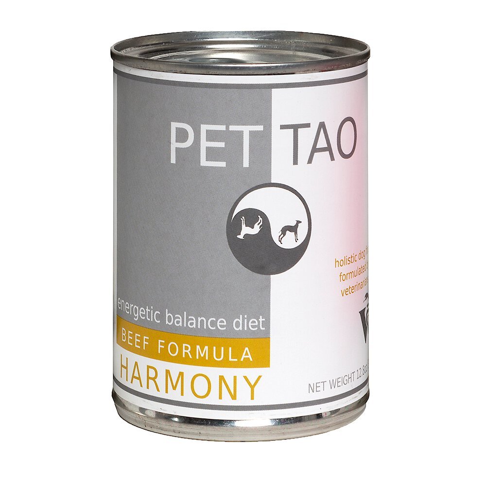 PET TAO Harmony Diets Beef Formula Canned Dog Food, 13oz, case of 12 reviews