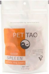 PET TAO Beef Spleen Freeze-Dried Dog Treats, 3-oz bag