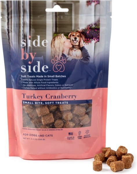 Side By Side Turkey Cranberry Dog & Cat Freeze-Dried Treats, 9-oz bag slide 1 of 1