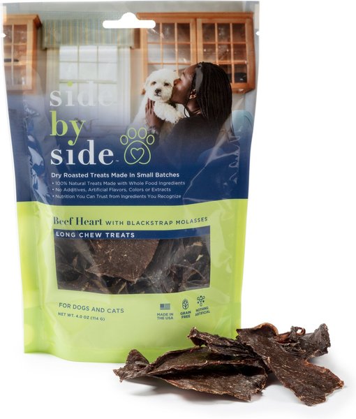 Side By Side Small Batch Dry Roasted Bison Jerky Treat Dog Treats Side By Side Small Batch Dry Roasted Bison Jerky Treat Dog Treats
