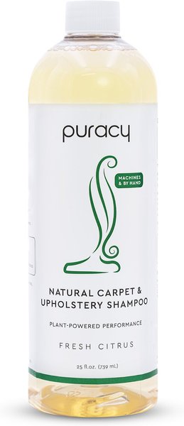 PURACY Fresh Citrus Natural Carpet & Upholstery Shampoo, 25-oz