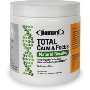 Ramard Total Calm & Focus Dog Supplement, 46 count