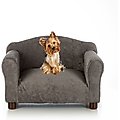 Club Nine Pets Traditional Chair Sofa Cat & Dog Bed, Charcoal, Small