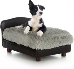 Club Nine Pets Modern Sofa Cat & Dog Bed, Black, Medium