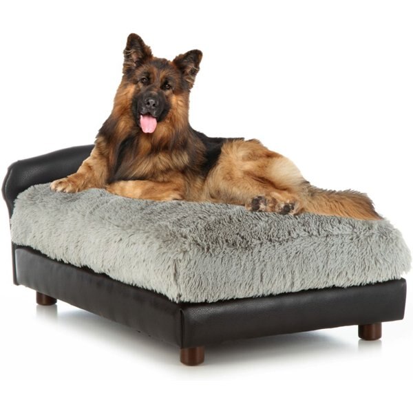 BIG BARKER 7" Headrest Orthopedic Pillow Dog Bed with Removable Cover