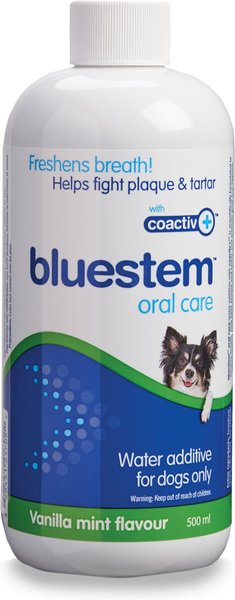 Bluestem Oral Care Vanilla Mint Flavored Dog Dental Water Additive, 17-oz bottle slide 1 of 1