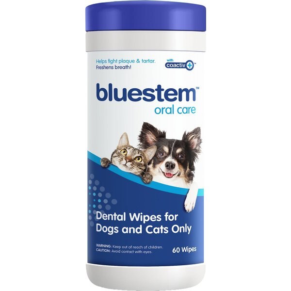 VET'S BEST Dental Care Finger Wipes Dog & Cat Dental Wipes, 50 count