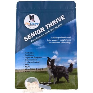 Animal Health Solutions ProThrive Senior Daily Digestive Aid Osteoarthritis Preventative Prebiotics & Probiotics Dog Supplement, 3.75-lb bag