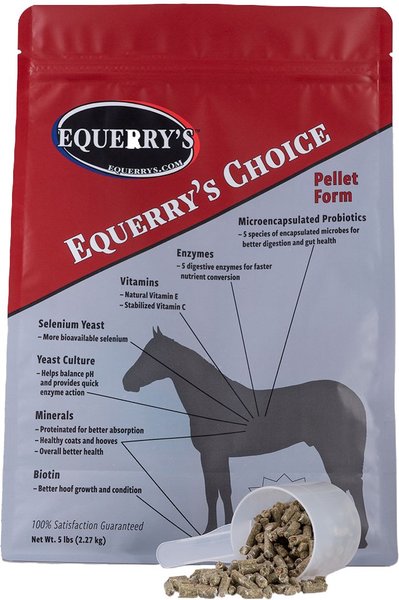 Equerry's Choice Digestive Health & Nutritional Pellets Horse Supplement, 5-lb bag slide 1 of 2