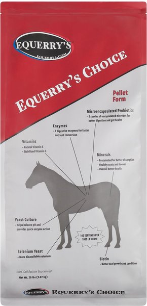 Equerry's Choice Digestive Health & Nutritional Pellets Horse Supplement, 20-lb bag slide 1 of 1