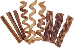 Bones & Chews Small Dog Bully Stick Variety Pack, 9 count slide 1 of 6