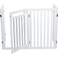 TRIXIE Wooden Dog Gate, 63-in, White