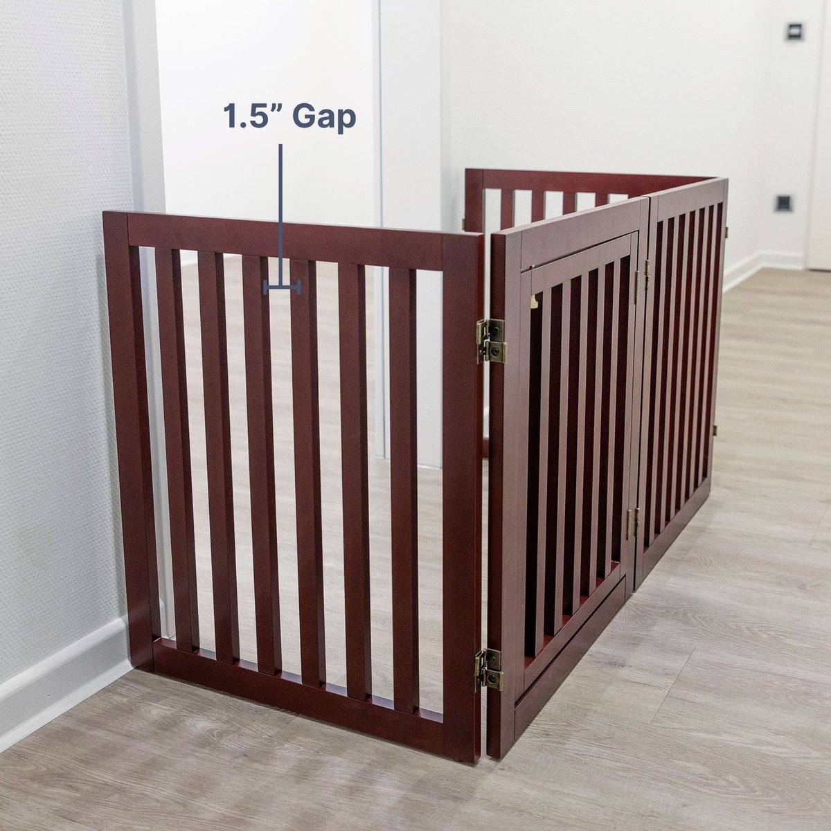 TRIXIE Wooden Dog Gate, 63-in
