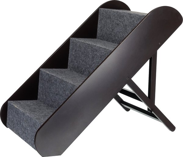 TRIXIE Adjustable Cat & Dog Stairs, Brown slide 1 of 6