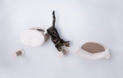 TRIXIE Lounger Wall Mounted Cat Shelves, Brown slide 2 of 3