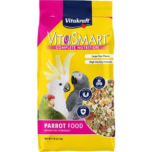 Vitakraft VitaSmart Complete Nutrition Parrot Food, 7-lb bag