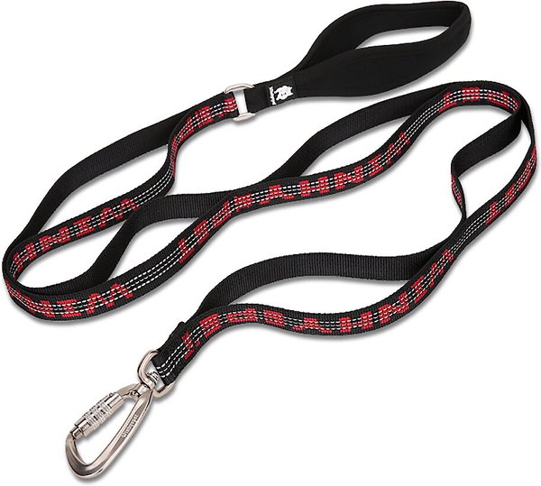 Dog Leash,5 FT Heavy Duty Double Handle Dog Leash with Comfortable Padded  and Reflective,Rope Dog Leashes for Small,Medium,Large Dogs (Wide-Black)