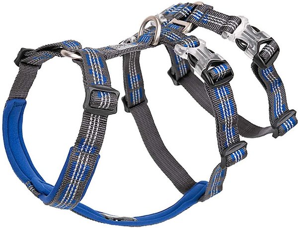 Chai's Choice Double H Trail Runner Polyester Reflective No Pull Dog Harness, Royal Blue, Medium: 20 to 24-in chest slide 1 of 4