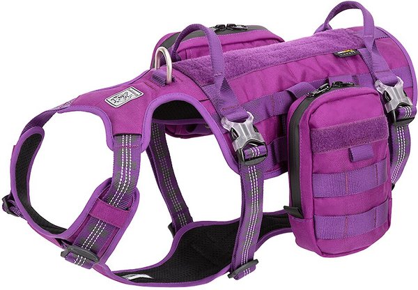 Chai's Choice Rover Scout High-Performance Tactical Military Backpack Waterproof Dog Harness, Purple, Medium: 22 to 27-in chest slide 1 of 9