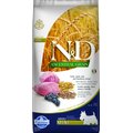 Farmina N&D Ancestral Grain Lamb & Blueberry Recipe Adult Mini Breed Dry Dog Food, 15.4-lb bag