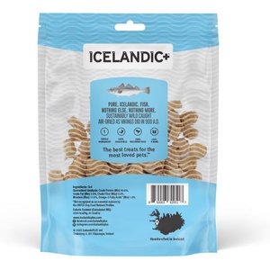 Icelandic+ Mini Cod Fish Chips Dog Treat, 2.5-oz bag