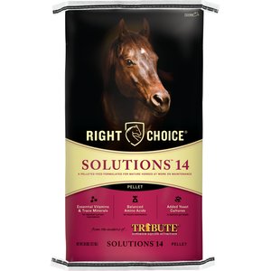 Right Choice Solutions 14 Horse Feed, 50-lb bag
