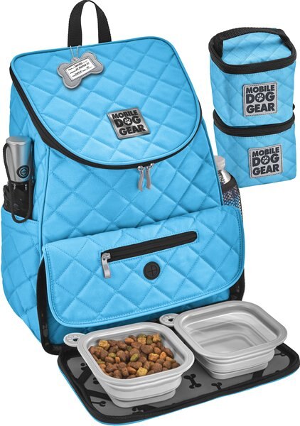 Mobile Dog Gear Weekender Backpack Pet Travel Bag, Light Blue slide 1 of 5