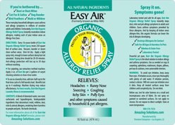 Amazing-Solutions Easy Air Organic Allergy Relief Pet Spray, 16-oz bottle slide 2 of 2