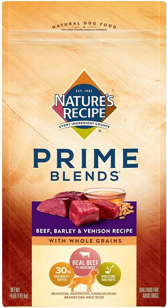 Nature's recipe prime blends hotsell dog food