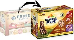 Nature's Recipe Prime Blends Variety Pack Wet Dog Food, 2.75-oz, case of 12 slide 2 of 9