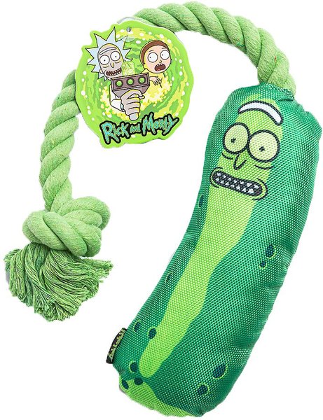 Pickle rick 2025 dog toy