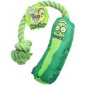 Rick & Morty Pickle Rick Squeaky Rope Dog Toy