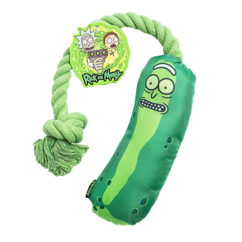 pickle rick dog toy