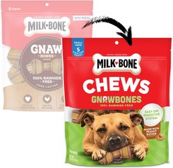Milk-Bone Gnaw Bones Small/Medium Real Peanut Butter & Chicken Flavor Dog Treats, 5 count slide 2 of 9
