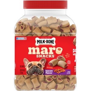 Milk-Bone MaroSnacks Bacon Flavor Dog Treats, 40-oz tub